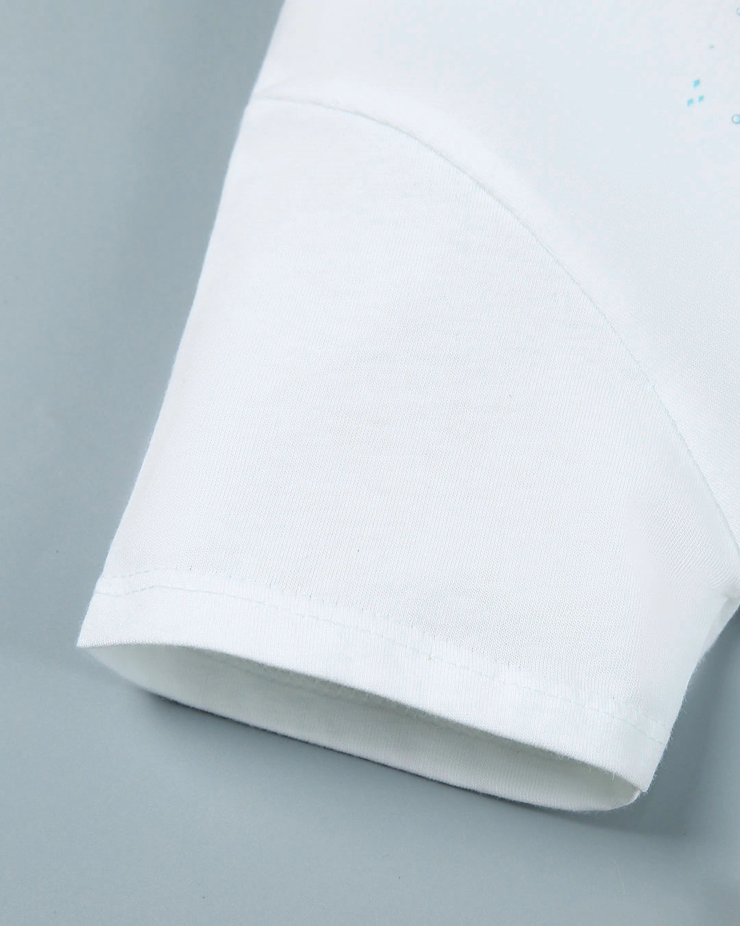 Áo tay ngắn in cá voi IQ Baby màu trắng 8