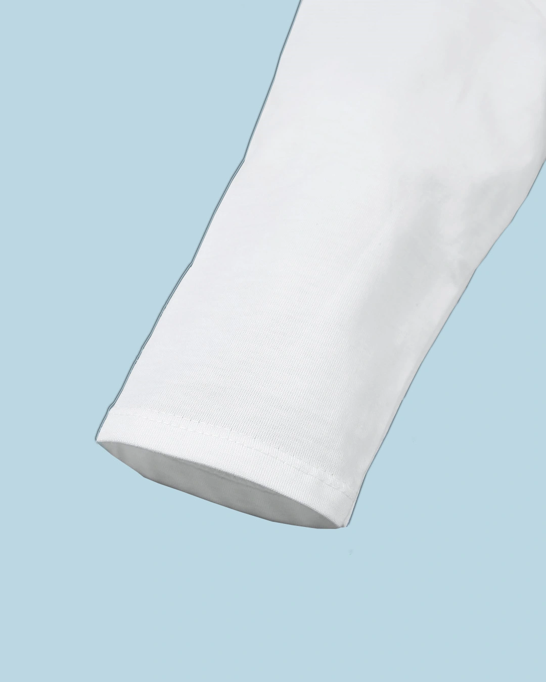 Áo tay dài in hình cá voi IQ Baby màu trắng 8