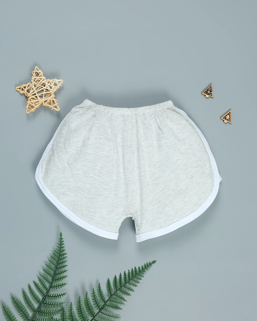 Bộ sát nách in hình rồng IQ Baby màu xám 7