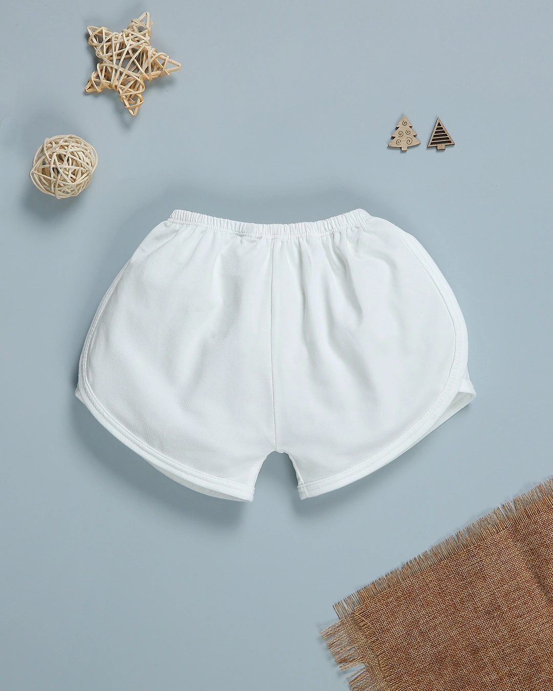 Bộ sát nách in hình voi IQ Baby màu trắng 6