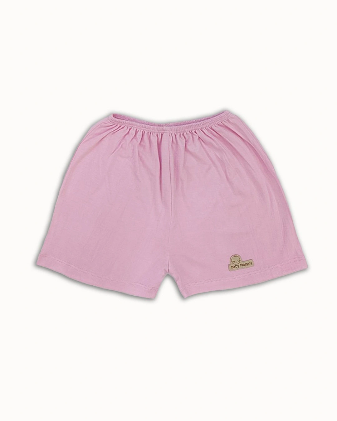 Bộ tay ngắn cài giữa BabyMommy 019 màu trắng - hồng 3