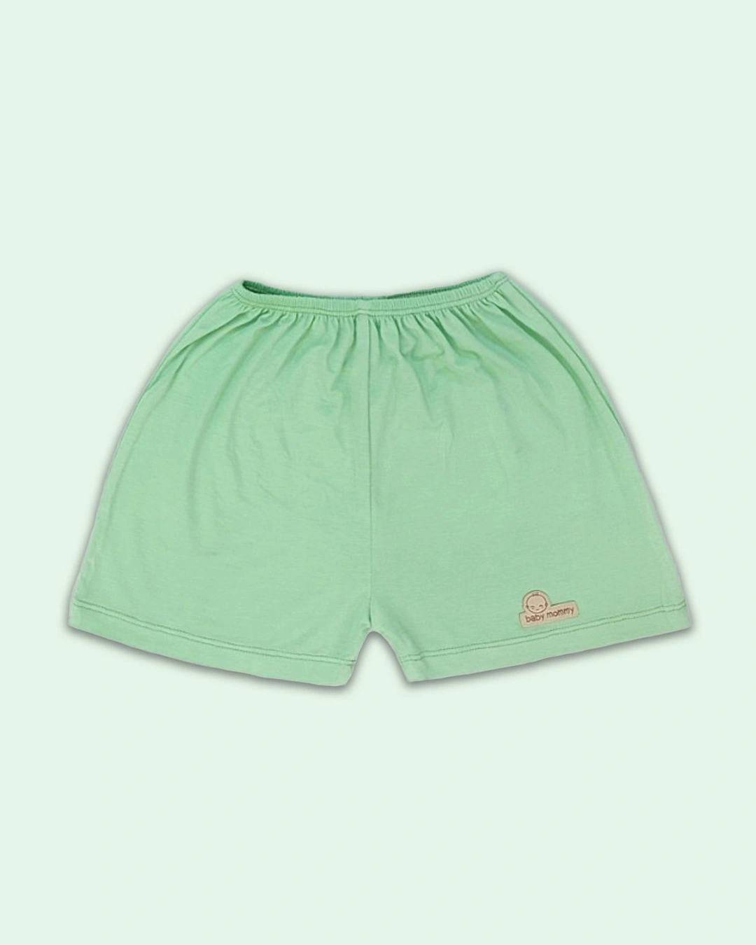 Bộ tay ngắn cài giữa BabyMommy 018 màu trắng - cam hồng 11