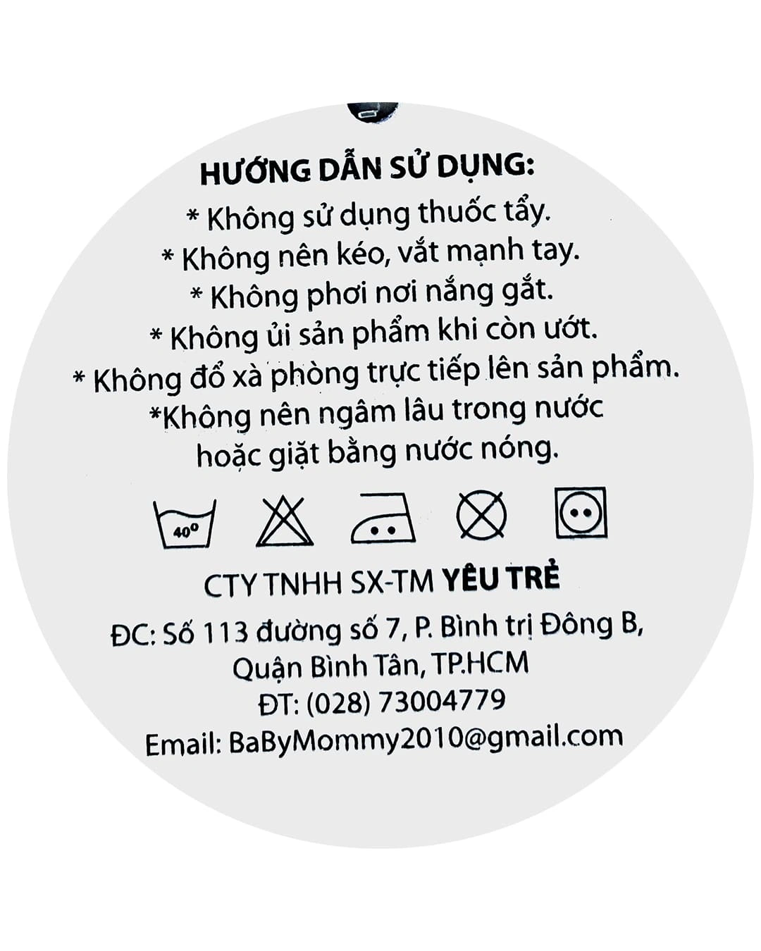 Bộ tay ngắn cài giữa BabyMommy 018 màu trắng - cam hồng 4