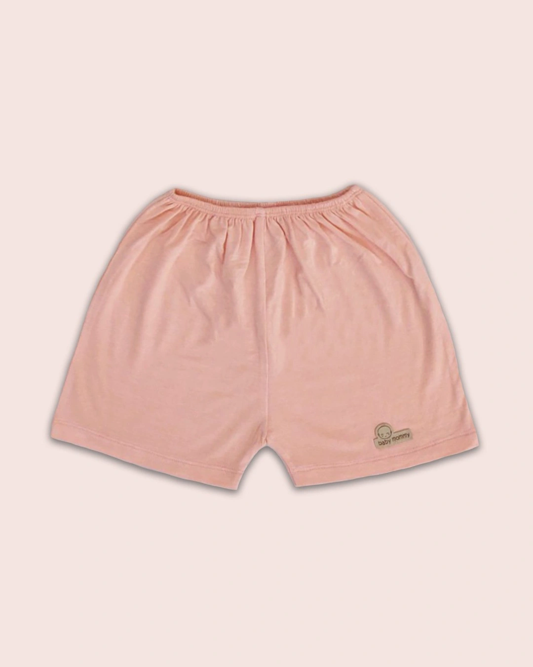 Bộ tay ngắn cài giữa BabyMommy 018 màu trắng - cam hồng 3