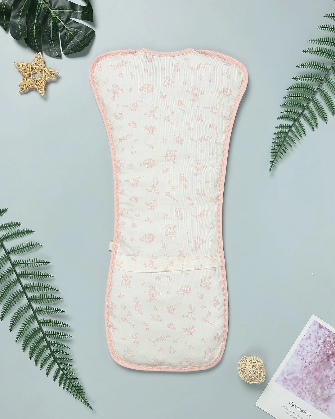 Nhộng chũn có khóa Lullaby NH849R 1 - 3 tháng màu trắng 18