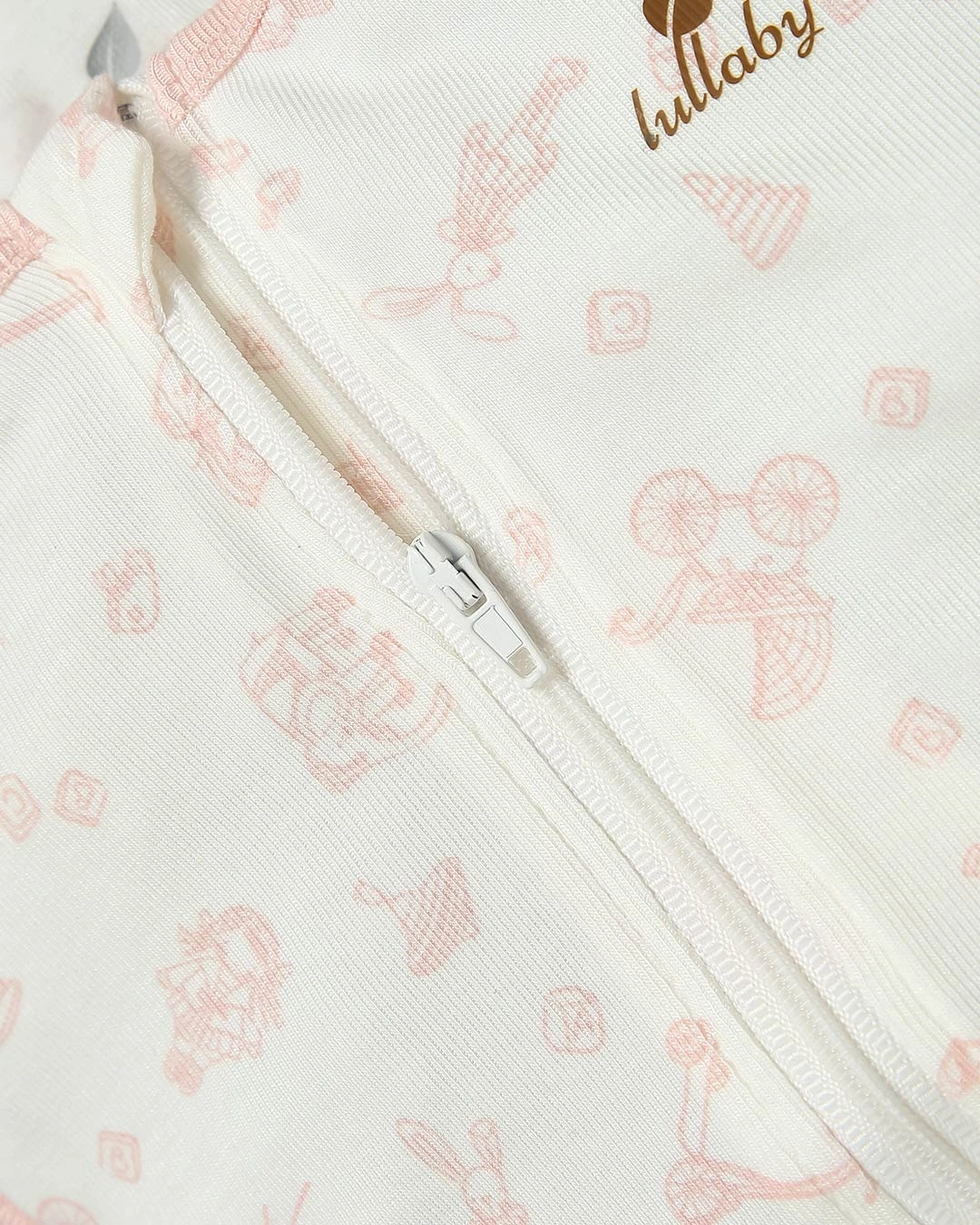 Nhộng chũn có khóa Lullaby NH849R 1 - 3 tháng màu trắng 20