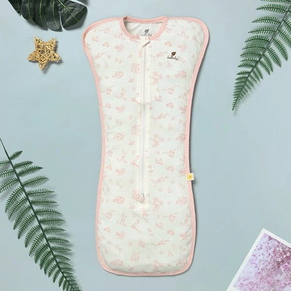 Nhộng chũn có khóa Lullaby NH849R 1 - 3 tháng màu trắng 17