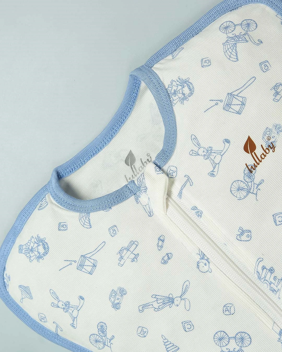 Nhộng chũn có khóa Lullaby NH849R 1 - 3 tháng màu trắng 11