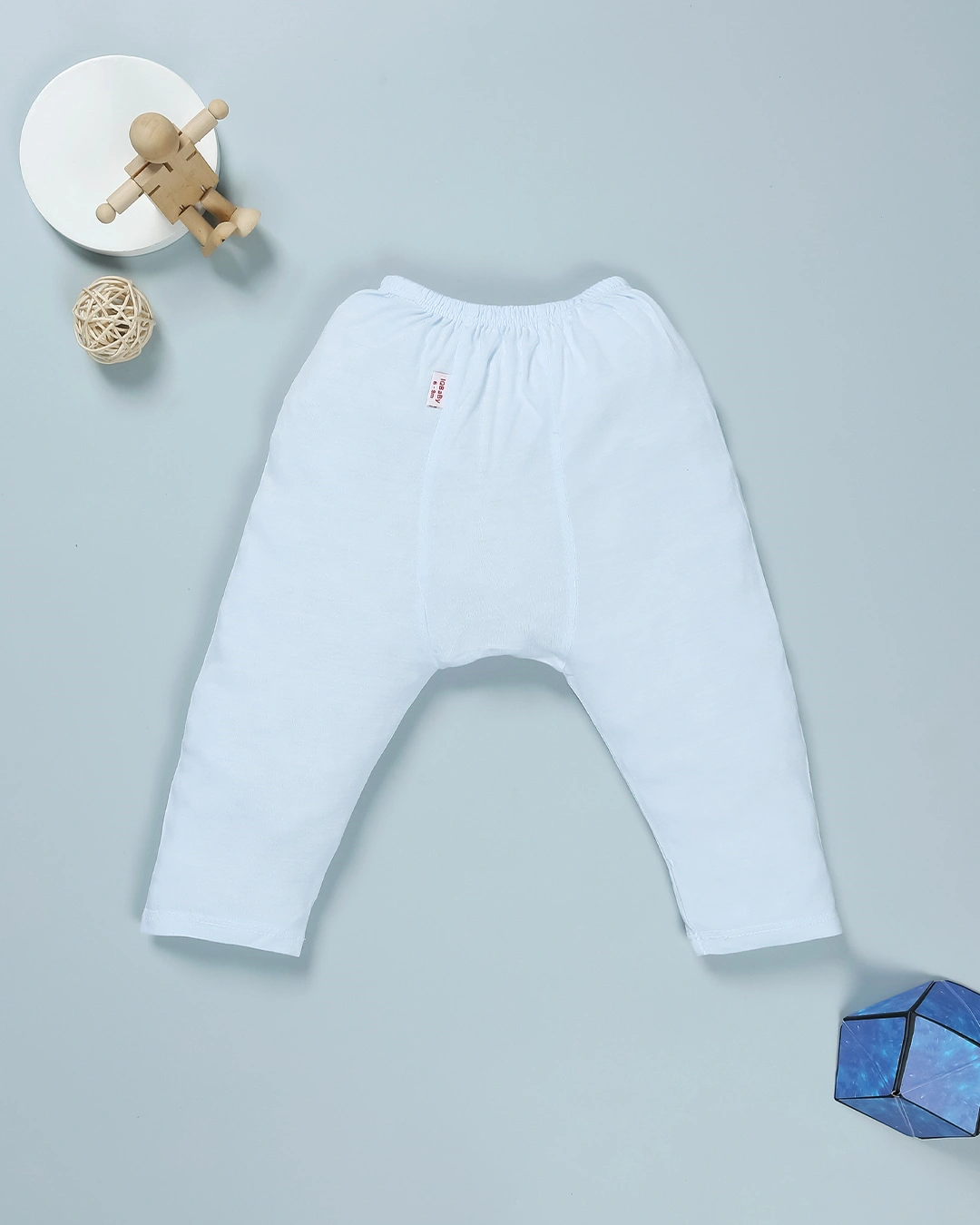 Quần dài IQ Baby visco màu xanh 2