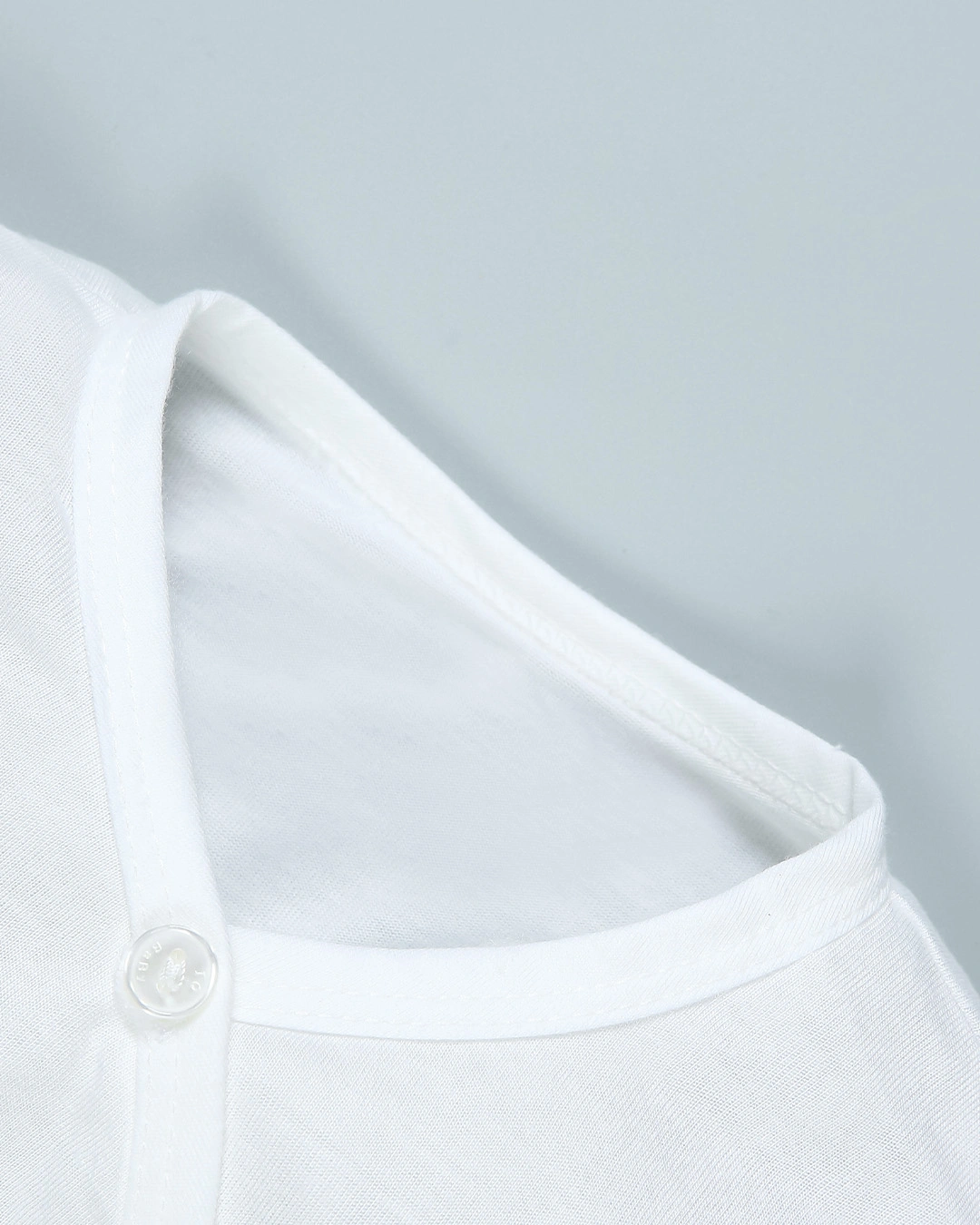 Áo tay dài in voi IQ Baby màu trắng - xanh dương 10