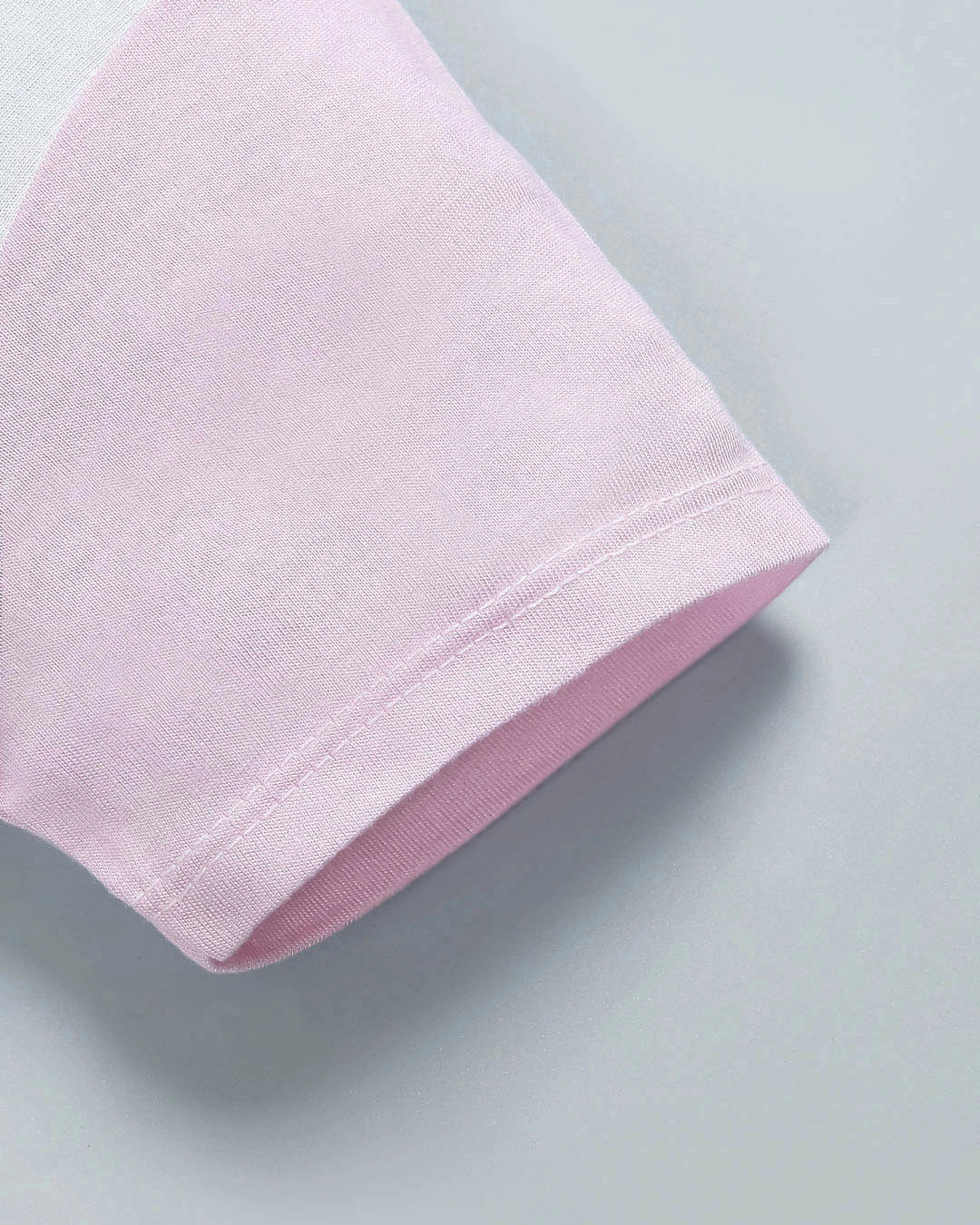 Áo tay ngắn in voi IQ Baby màu trắng - hồng 4