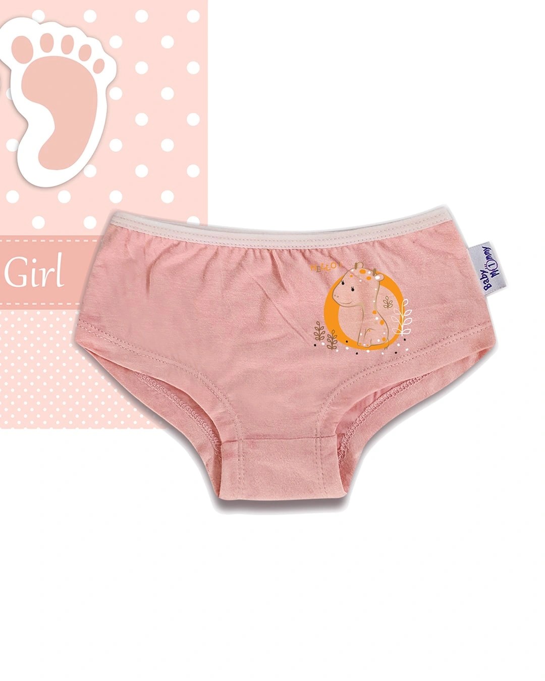 Quần sịp bé gái boyshorts Babymommy Size 7 - Quà 1