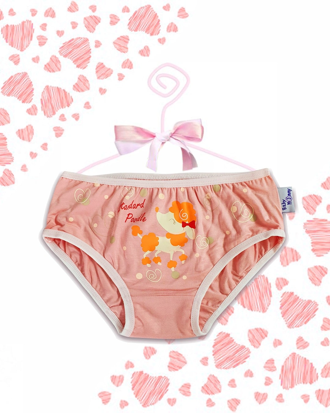 Quần sịp viền thun bé gái Babymommy Size 2 - Quà 1