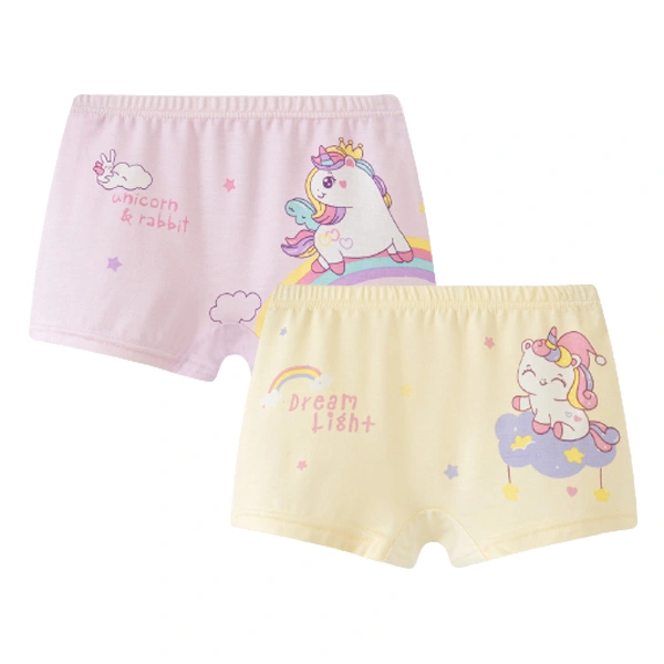 Combo 2 quần lót bé gái Rabity cotton màu ngẫu nhiên