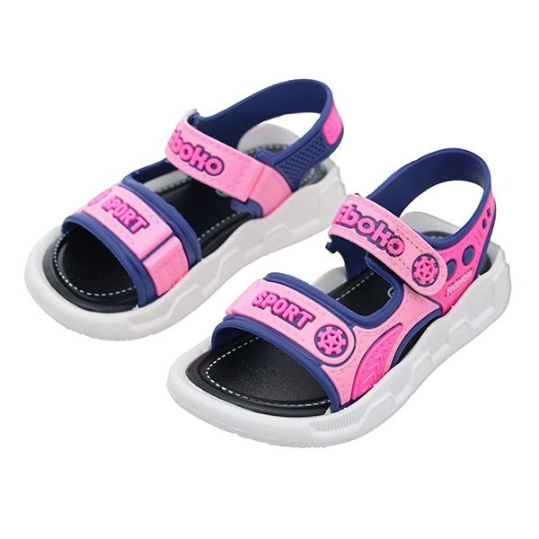 Giày sandal cho bé Á Châu in chữ Rgboko Sport màu xám 5