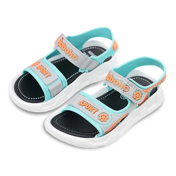 Giày sandal cho bé Á Châu in chữ Rgboko Sport màu xám 3