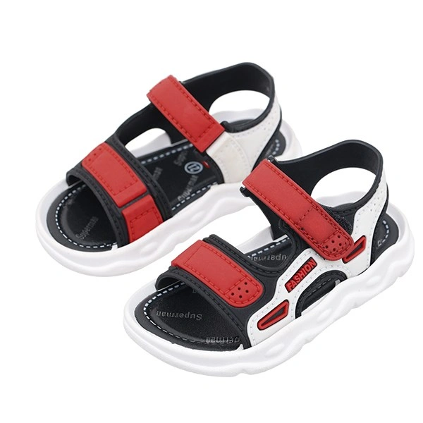 Giày sandal cho bé Á Châu in chữ Fashion màu đỏ 1