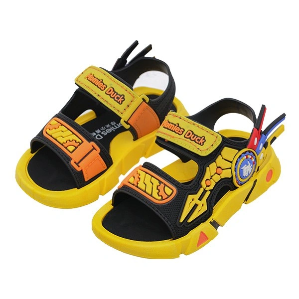 Giày sandal cho bé Á Châu in chữ Momies Duck màu xanh dương 5