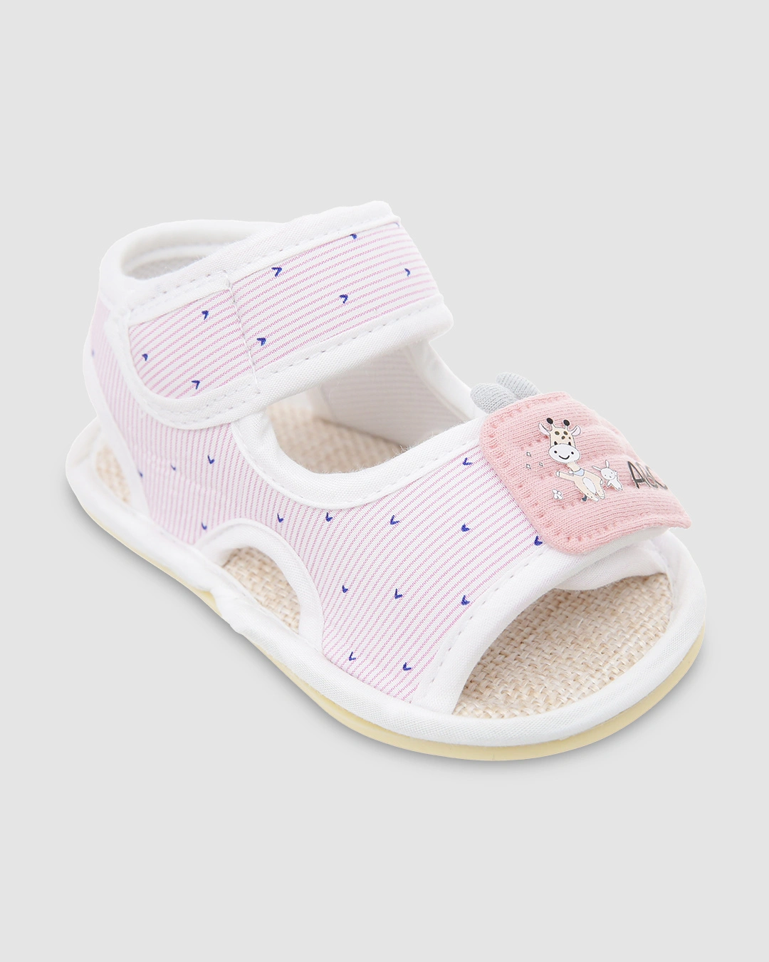 Giày tập đi cho bé Á Châu AC526 màu hồng 2