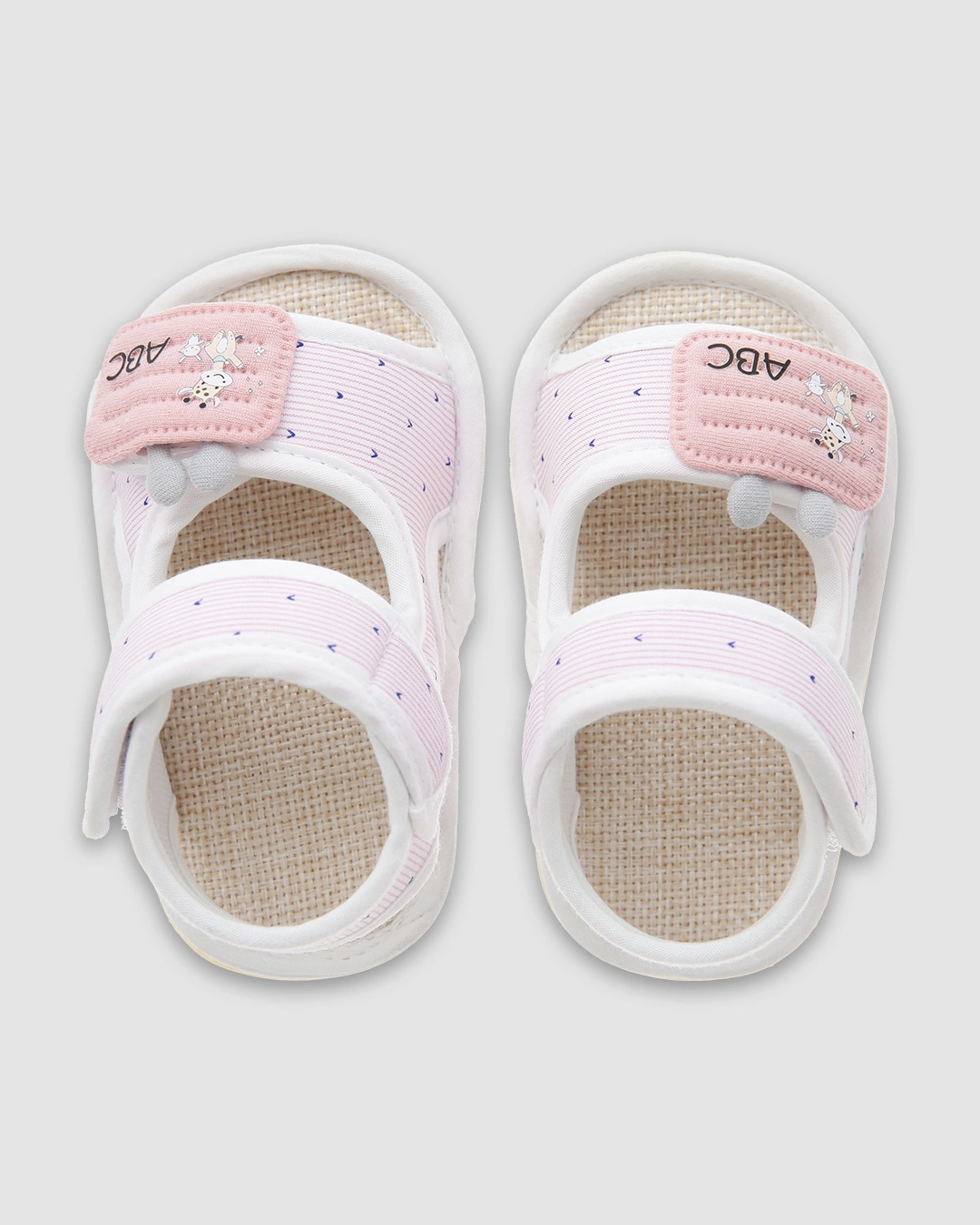 Giày tập đi cho bé Á Châu AC526 màu hồng 7