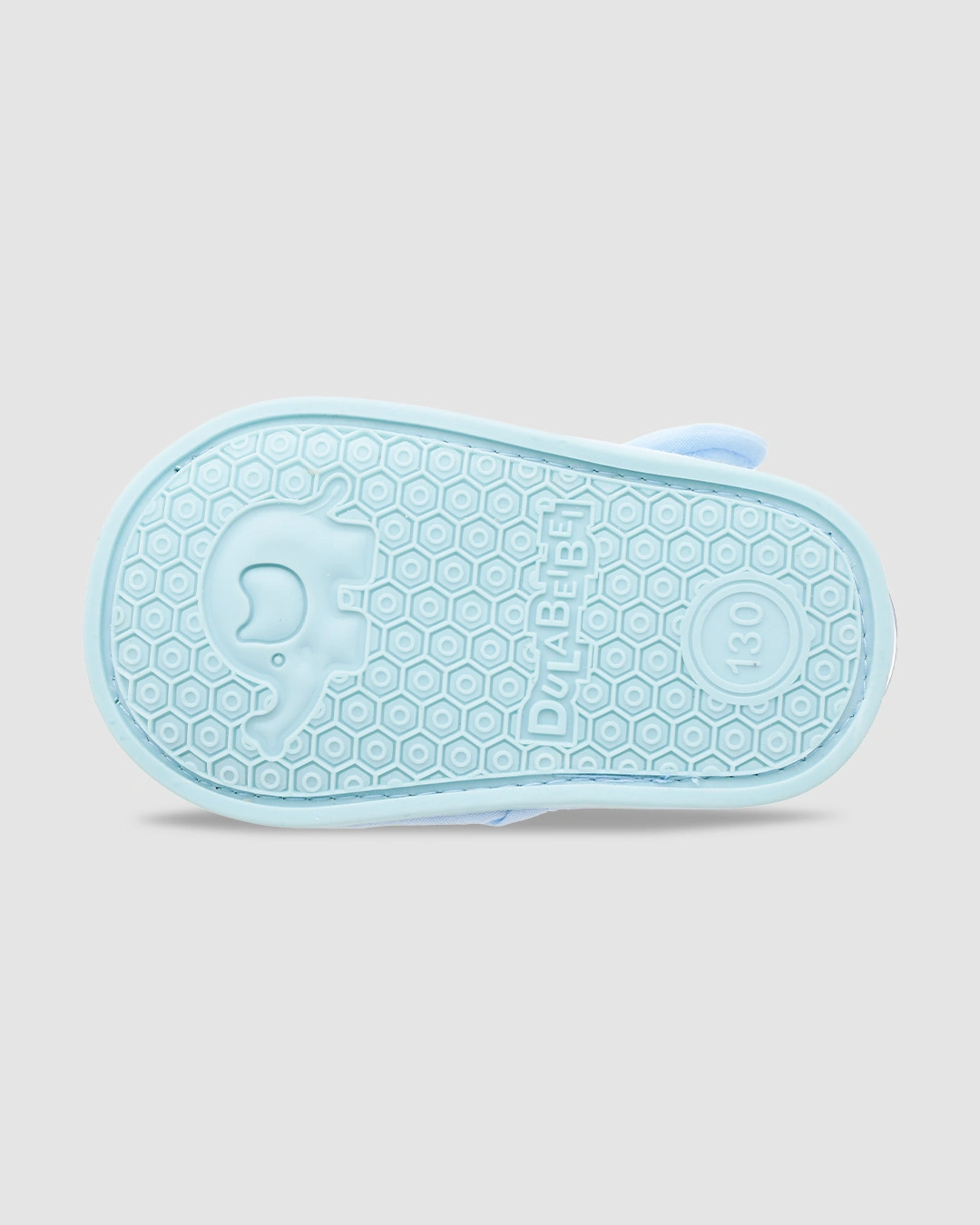 Giày tập đi cho bé Á Châu in hình mặt cáo màu xanh dương 4