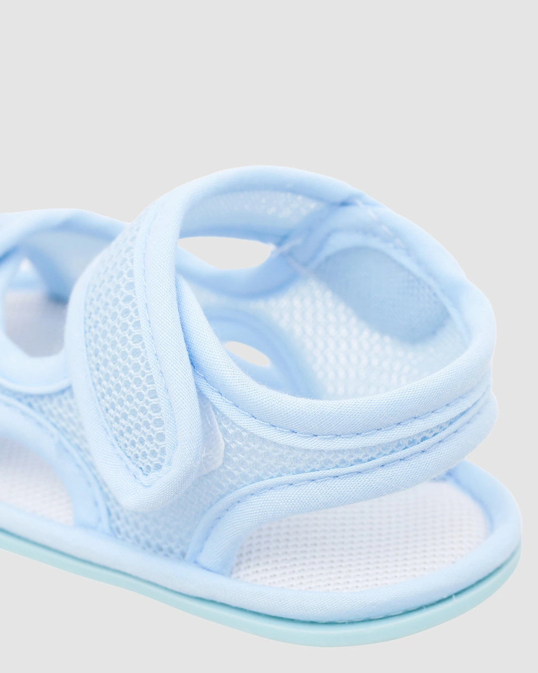 Giày tập đi cho bé Á Châu in hình mặt cáo màu xanh dương 6