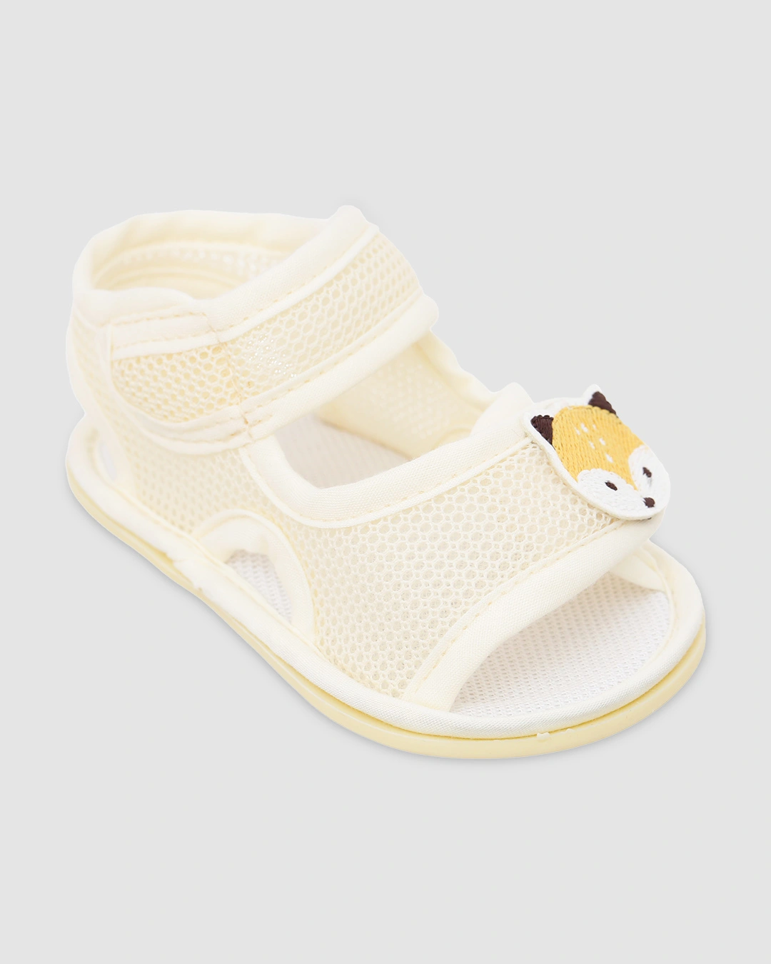 Giày tập đi cho bé Á Châu in hình mặt cáo màu xanh dương 18