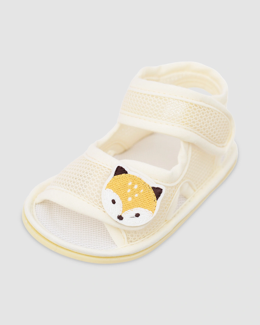 Giày tập đi cho bé Á Châu in hình mặt cáo màu xanh dương 19