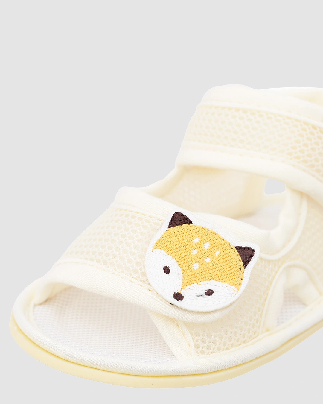 Giày tập đi cho bé Á Châu in hình mặt cáo màu xanh dương 21