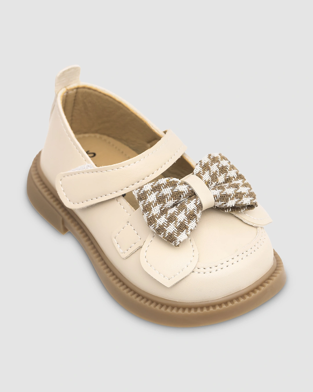 Giày búp bê cho bé Á Châu Avakids AC33 màu kem 2