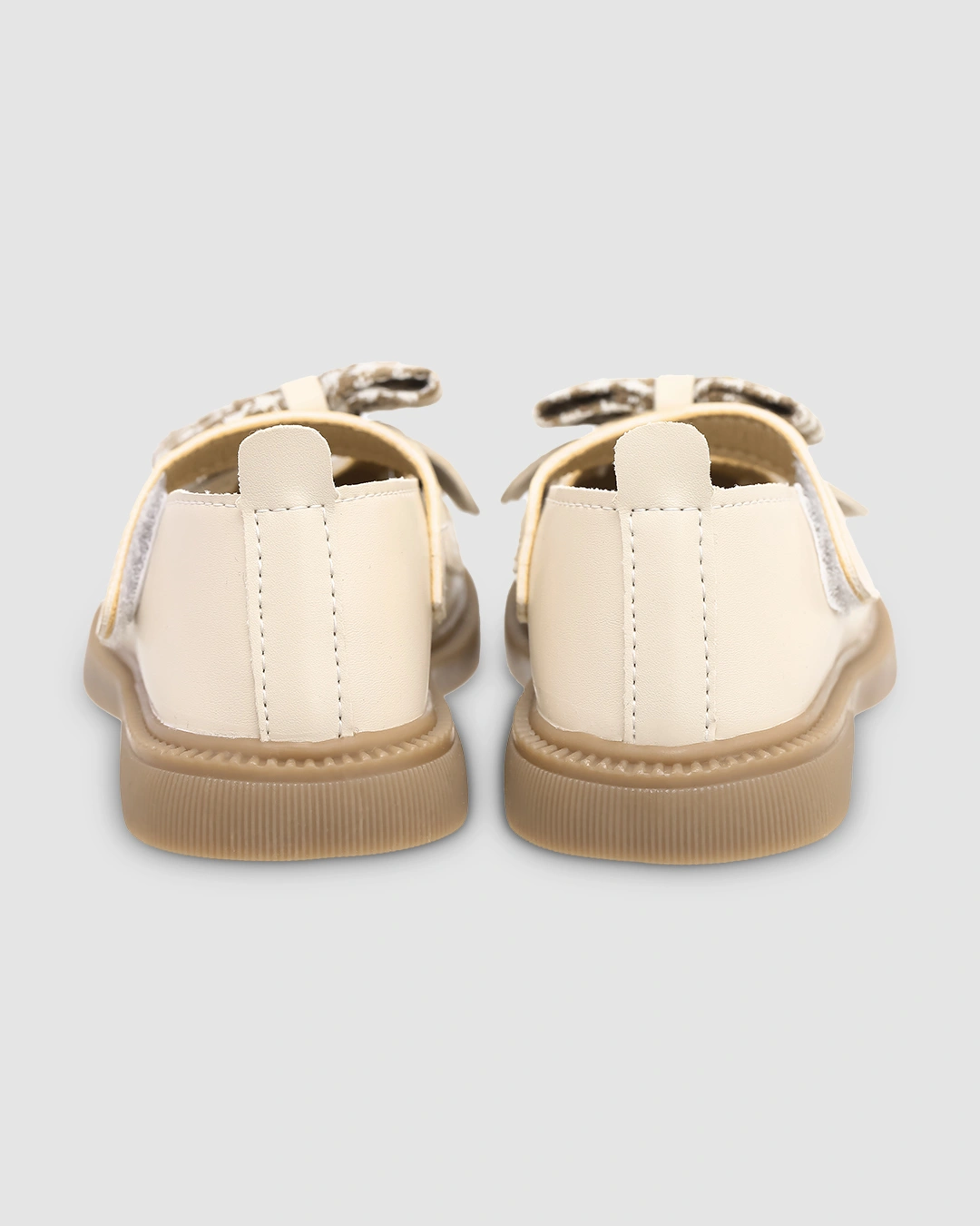 Giày búp bê cho bé Á Châu Avakids AC33 màu kem 8