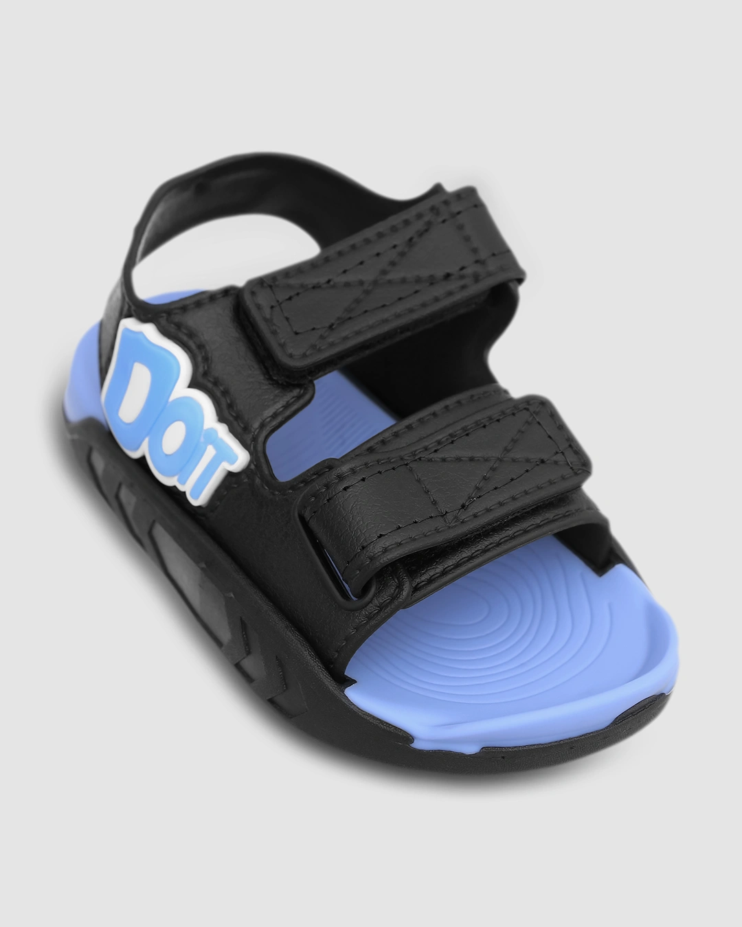 Giày sandal cho bé trai Á Châu Avakids AC49 màu đen - xanh dương 2