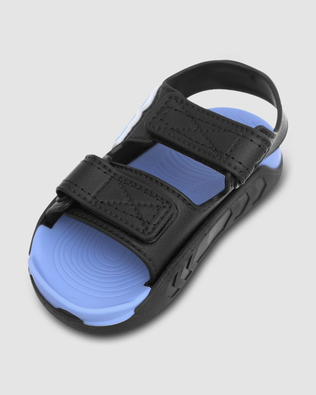 Giày sandal cho bé trai Á Châu Avakids AC49 màu đen - xanh dương 3