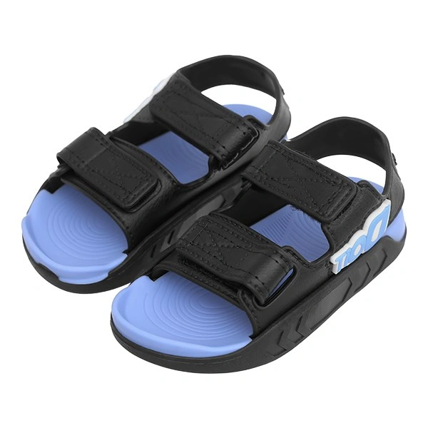 Giày sandal cho bé trai Á Châu Avakids AC49 màu đen - xanh dương 1