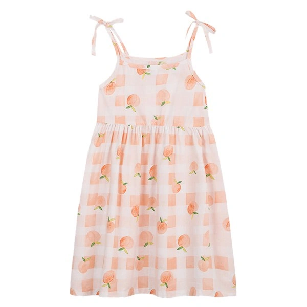 Đầm bé gái Canifa 1DS21S018-FO030 màu cam 1