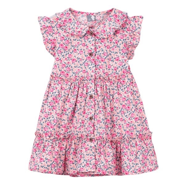 Đầm bé gái Rabity 92.301 màu hồng 1