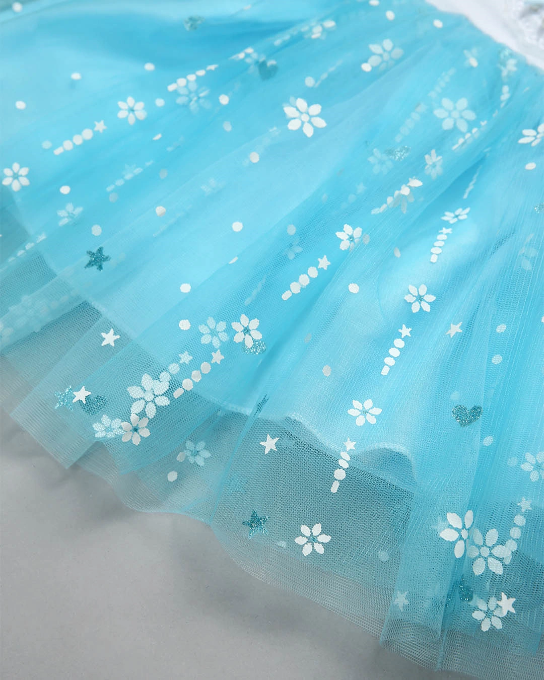 Đầm bé gái Rabity 95.215 màu trắng - xanh dương 6