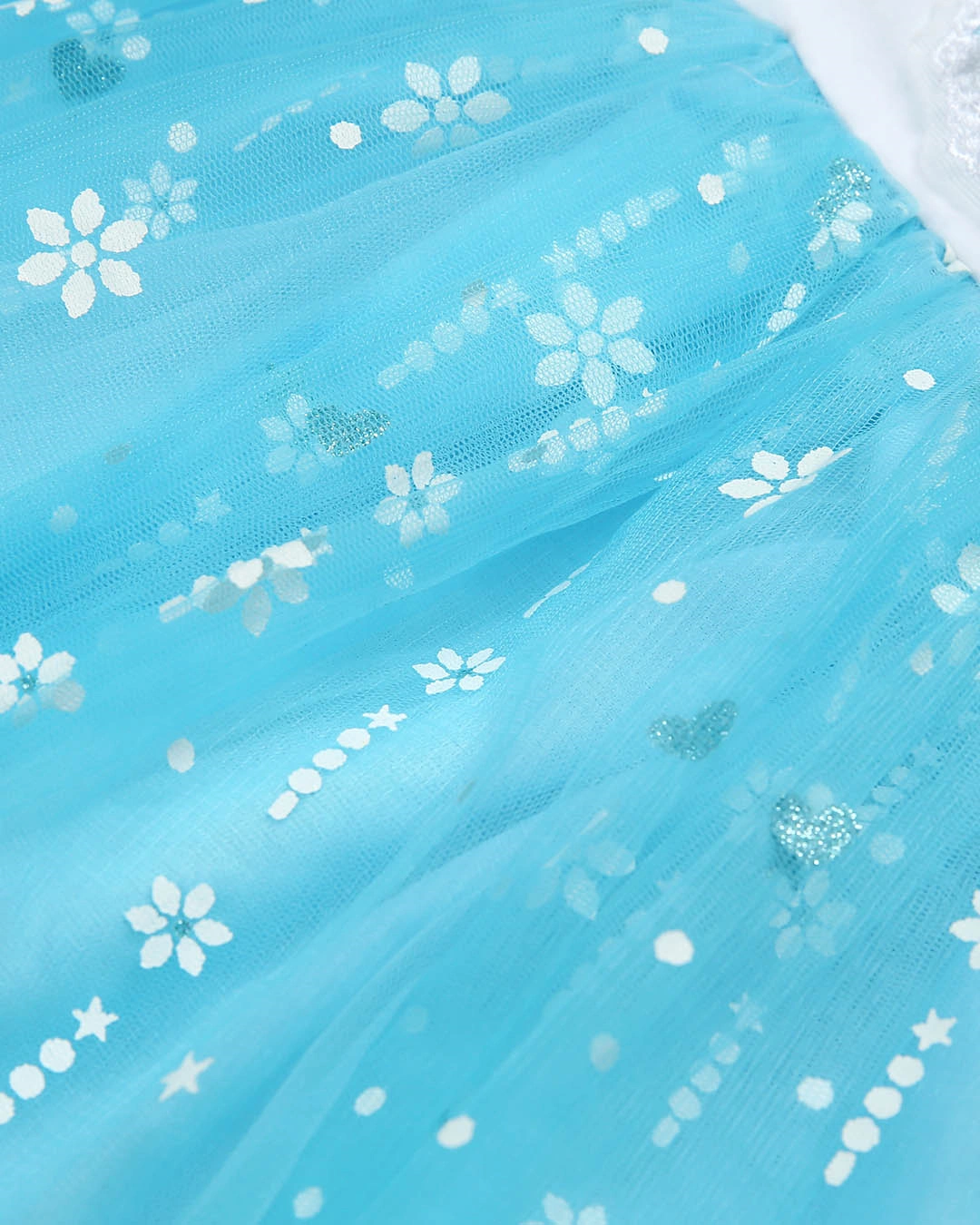 Đầm bé gái Rabity 95.215 màu trắng - xanh dương 7