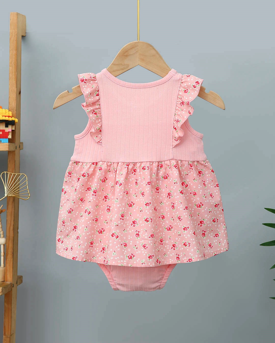 Đầm bé gái Lullaby NH289V màu hồng 2