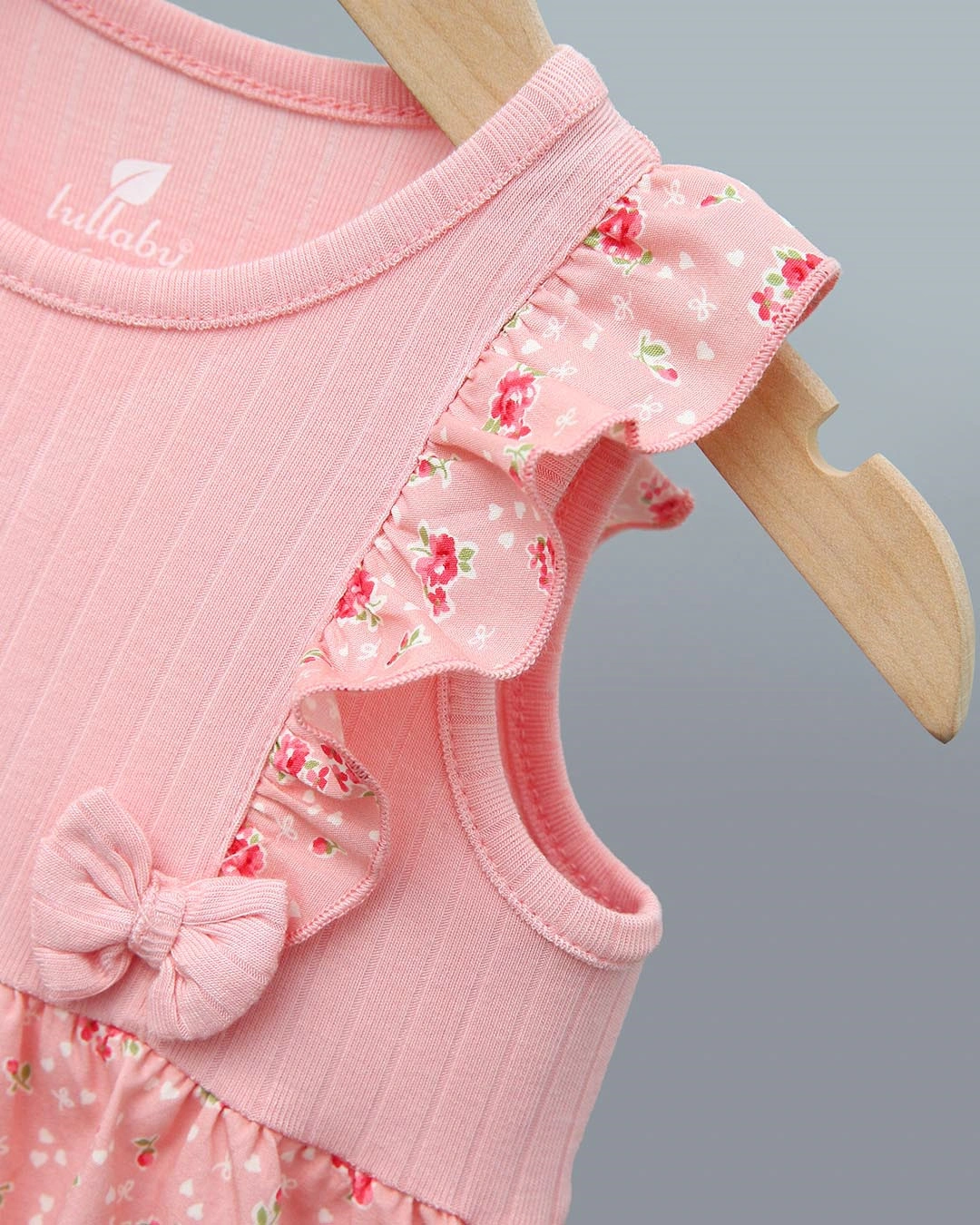 Đầm bé gái Lullaby NH289V màu hồng 4
