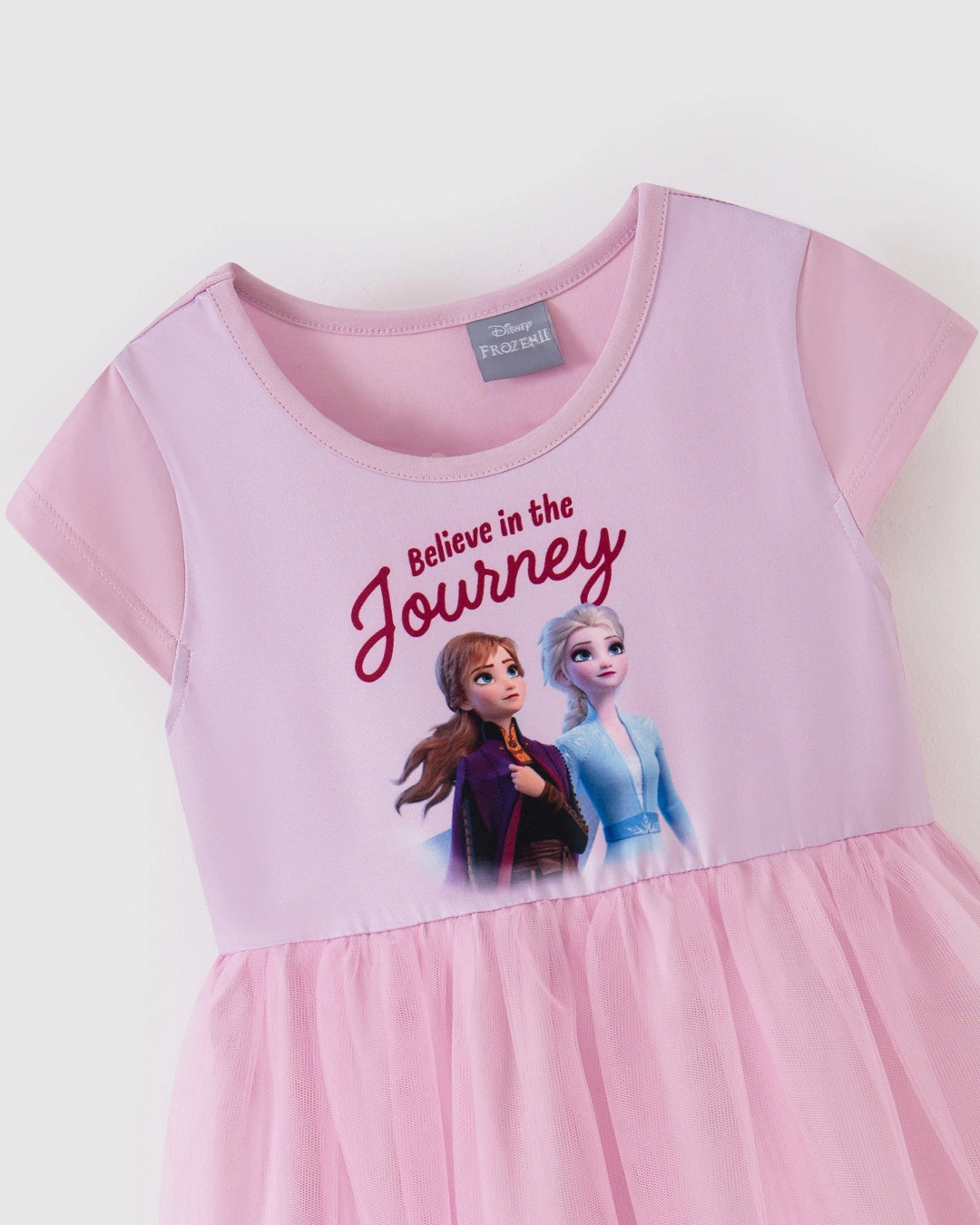 Đầm bé gái Rabity 5.750 màu hồng 2