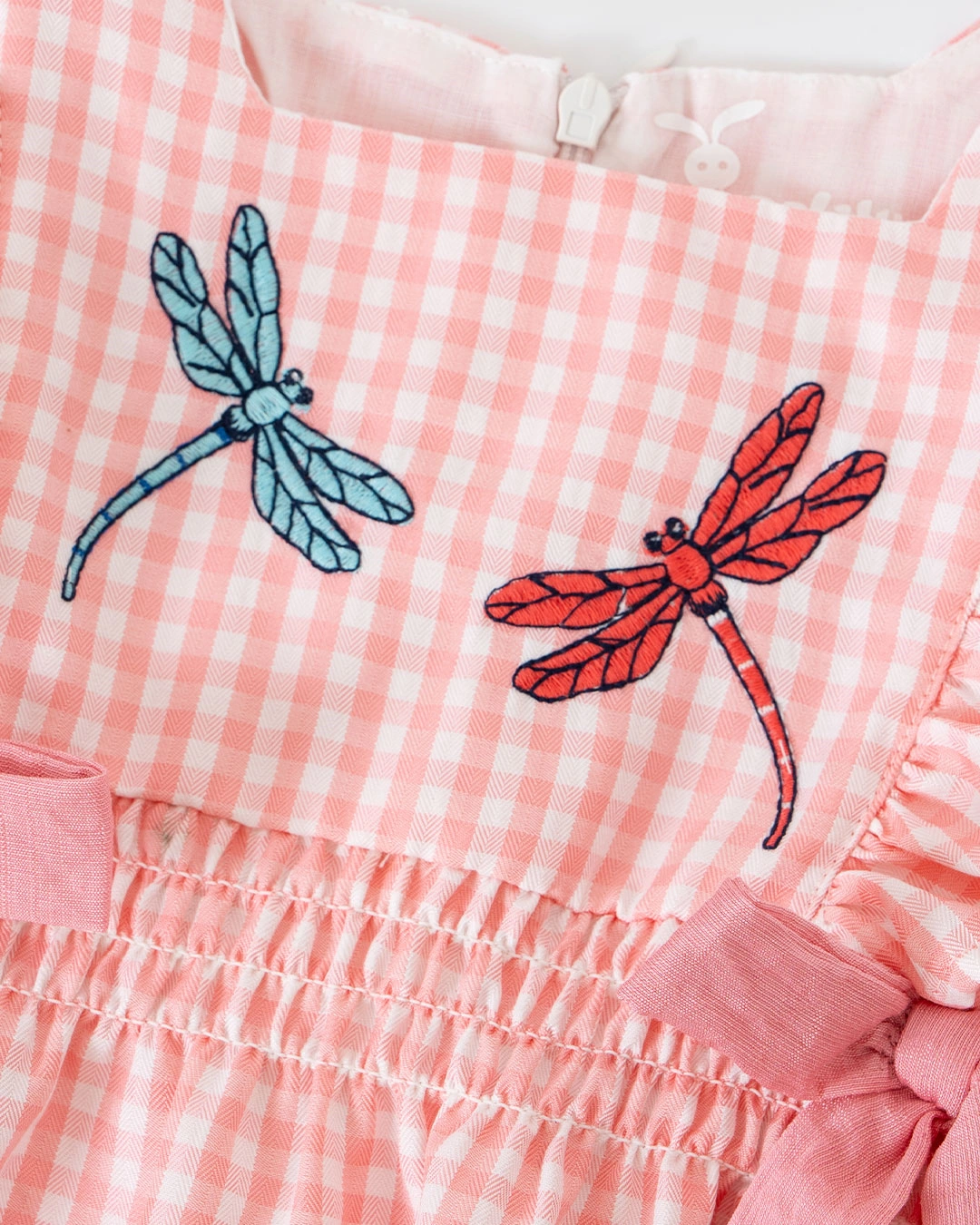 Đầm bé gái Rabity 93.195 màu xanh 5