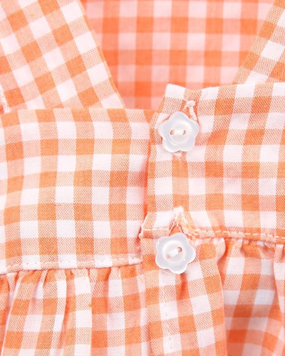 Đầm bé gái Pony Kids cánh tiên hở lưng màu cam 5