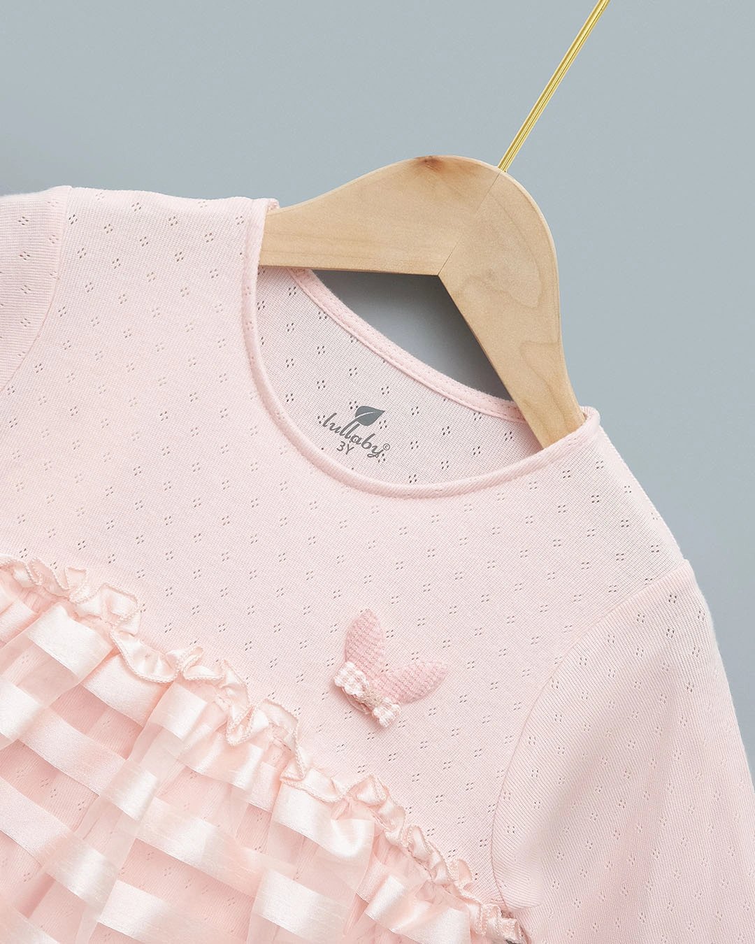 Đầm bé gái Lullaby NH911R màu be 10