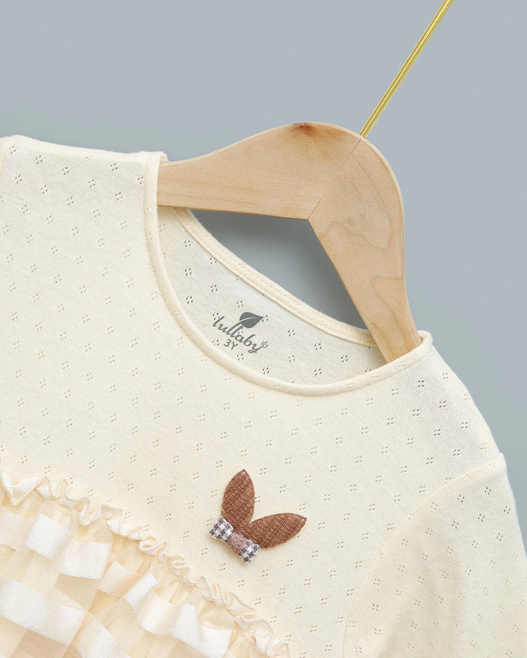 Đầm bé gái Lullaby NH911R màu be 3