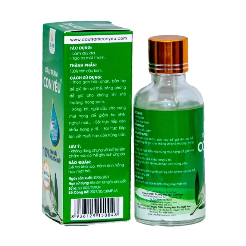 Dầu tràm Con Yêu 50 ml 2