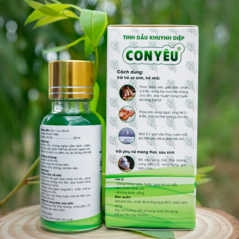 Tinh dầu khuynh diệp Con Yêu 20 ml 3