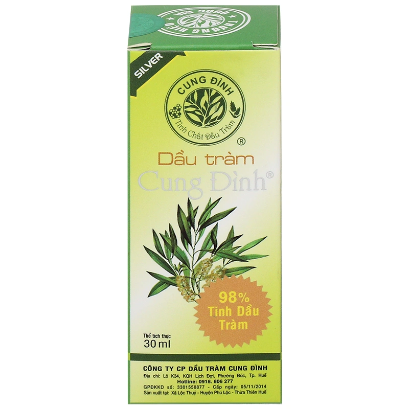 Dầu tràm Cung Đình Silver 30 ml 2