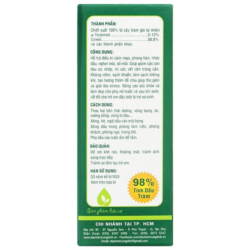 Dầu tràm Cung Đình Gold 50 ml 4