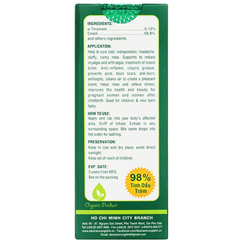 Dầu tràm Cung Đình Gold 50 ml 5